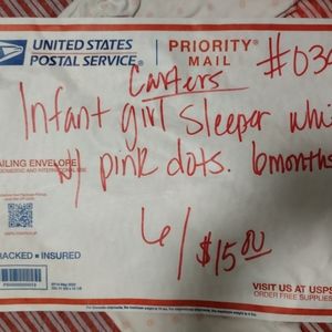 Infant girls sleeper.            6/$15